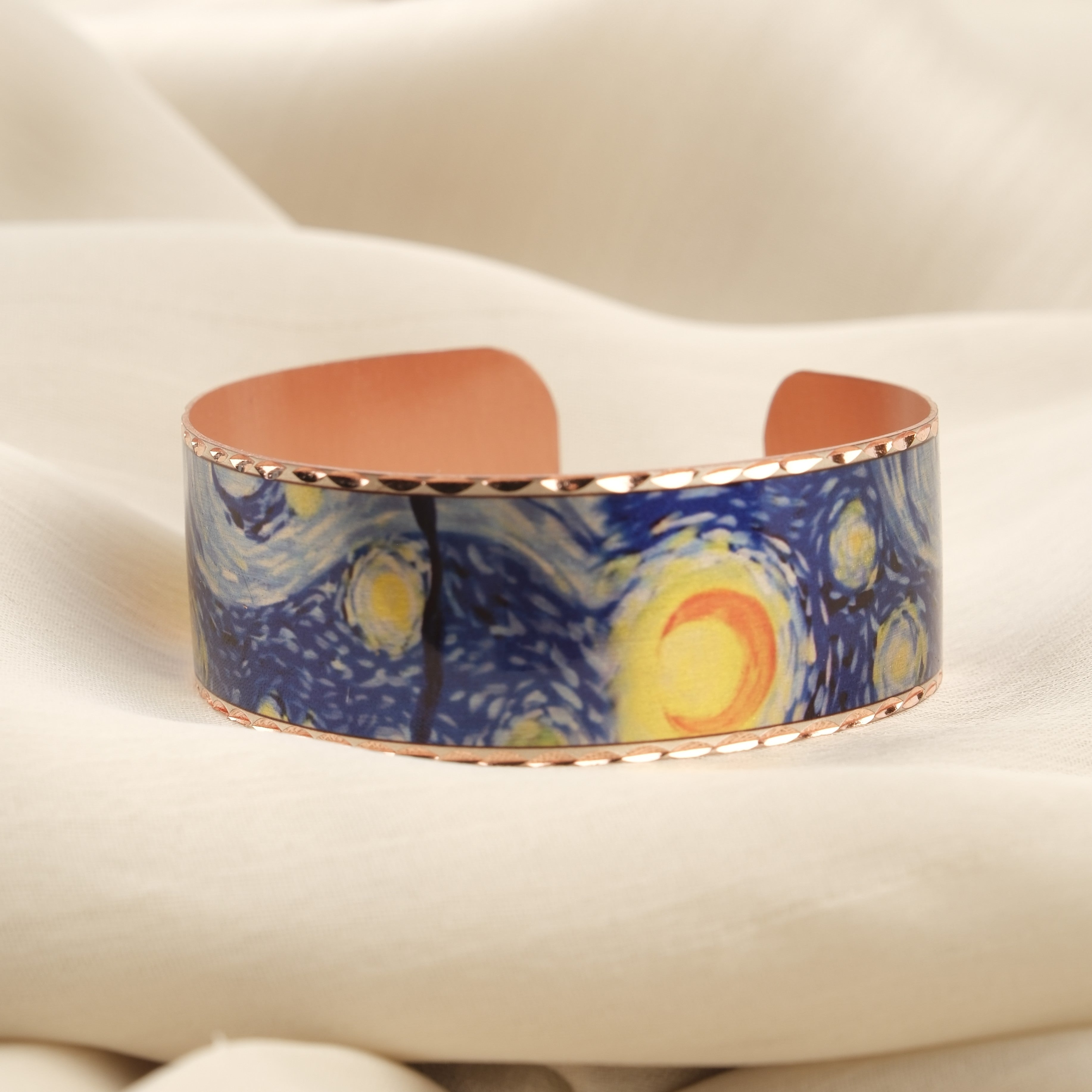 Vincent van Gogh “The Starry Night” Sanatsal Takı Seti